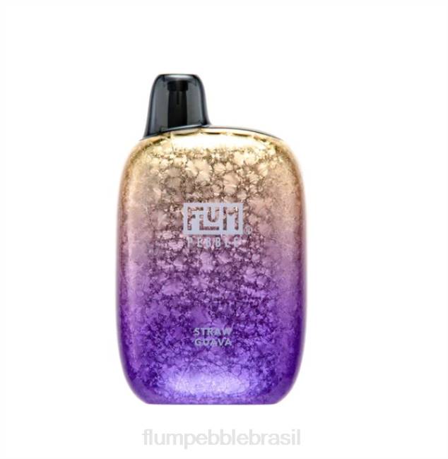 FLUM PEBBLES 6000 baforadas goiaba palha 828A44 | FLUM PEBBLE FLAVORS